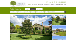 Desktop Screenshot of cambridgerealestate.co.nz