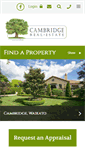 Mobile Screenshot of cambridgerealestate.co.nz